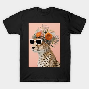 Flower Fashion Lion T-Shirt